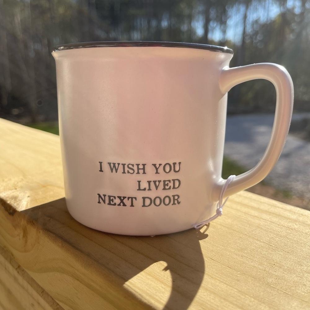 Mug for Friend 16 oz mug I wish you Lived Next door Mug- Brand New